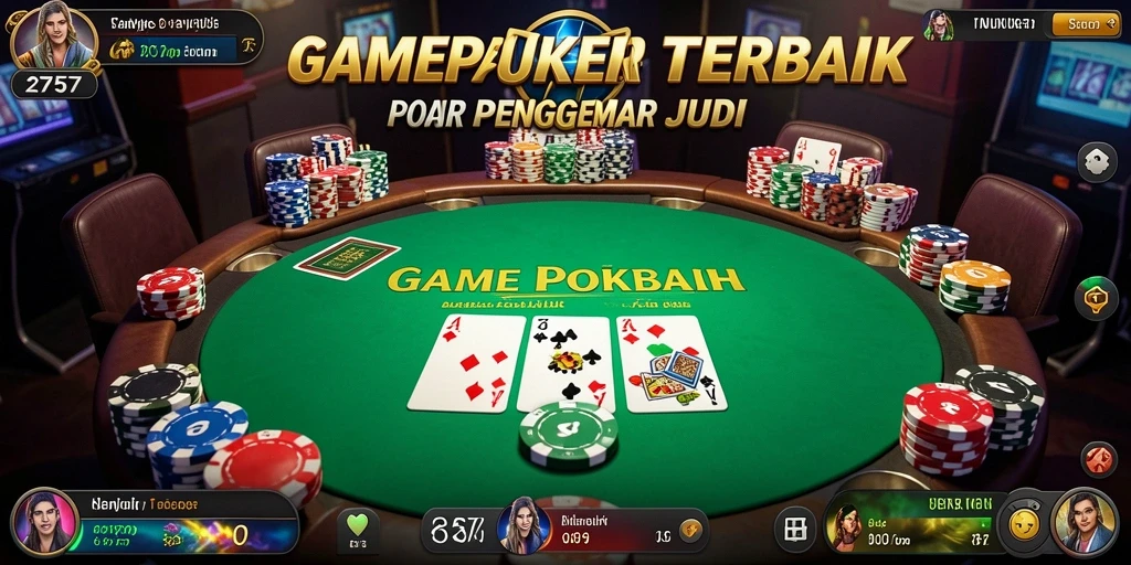 Screenshot gameplay 2757 yang menunjukkan aksi seru bermain Poker.