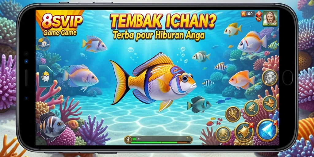 Tampilan gameplay Tembak Ikan yang mengasyikkan di 8SVIP.