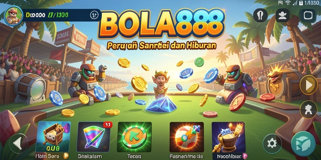 Screenshot gameplay BOLA88 yang menampilkan keseruan bermain.