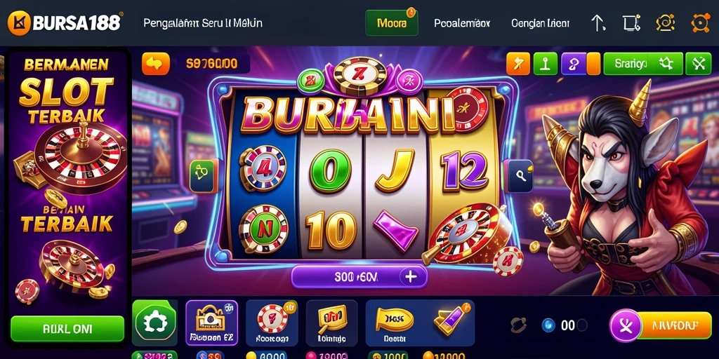 Screenshot BURSA188 menampilkan grafis menawan dari gameplay Slot.