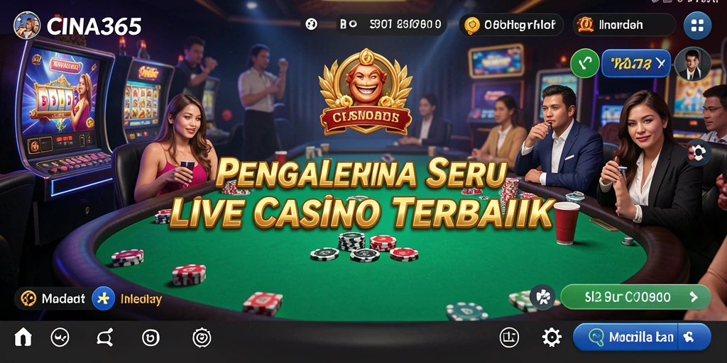 Tampilan antarmuka menarik dan dealer profesional di CINA365.