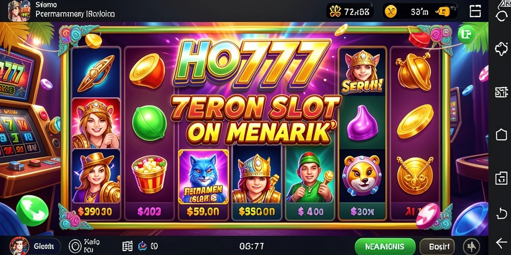Gameplay menarik dari HO777 dengan berbagai tema slot yang berbeda.