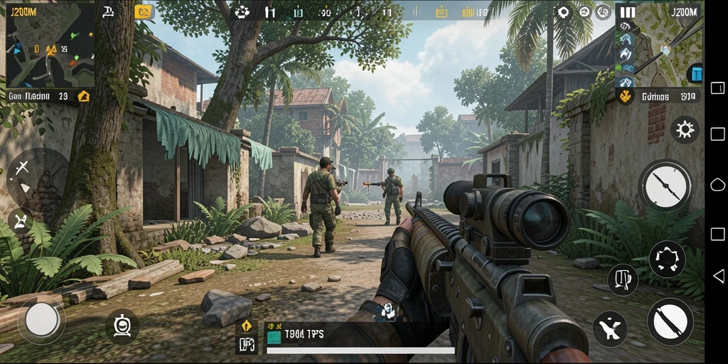 Tampilan seru dari gameplay J200M yang penuh aksi.