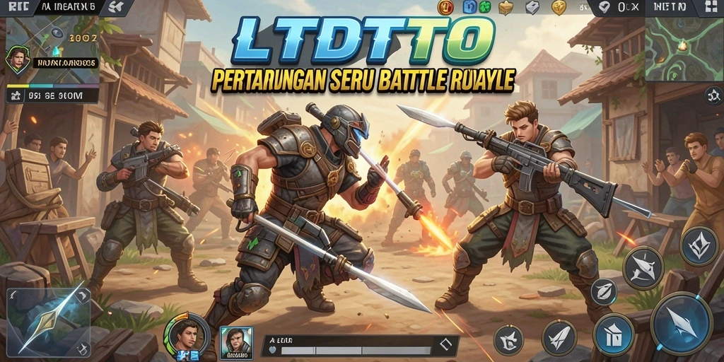 Gameplay intens dengan pertempuran seru di LTDTOTO.