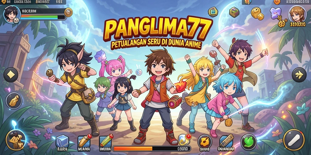 Tampilan gameplay seru dengan karakter Anime yang menarik.