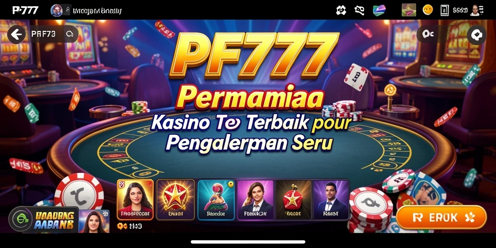 Tampilan menarik dari gameplay Kasino di PF777 dengan berbagai pilihan permainan.