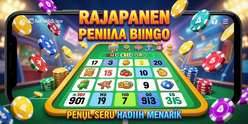 Tampilan gameplay Bingo yang menarik dan seru di RAJAPANEN.