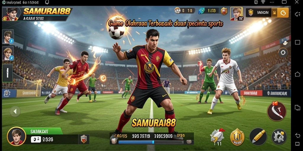Tampilan menarik dari gameplay <strong>SAMURAI88</strong> yang penuh aksi olahraga.