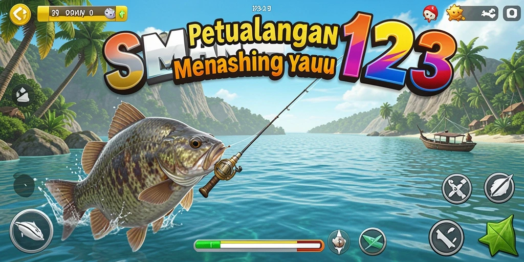 Gameplay memancing yang menyenangkan dan menantang dalam SEMAR123.
