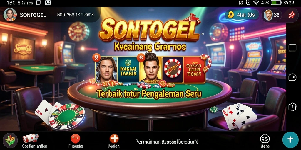 Tampilan menarik permainan Kasino di SONTOGEL yang penuh aksi.
