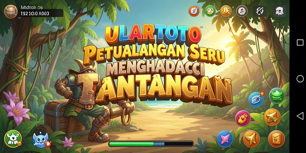 Tangkapan layar terlihat menampilkan aksi mendebarkan dalam ULARTOTO.
