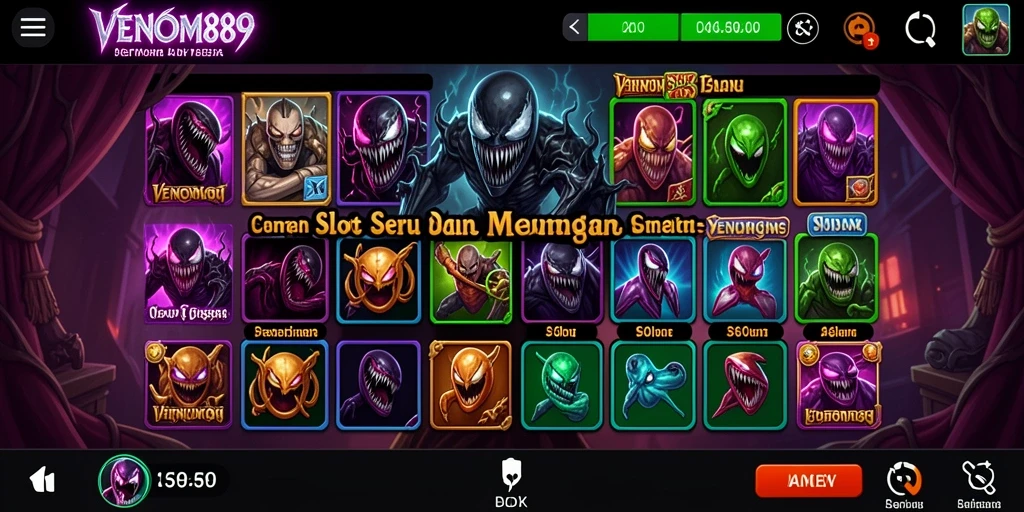 Tampilan gameplay Slot yang menarik dari VENOM889.
