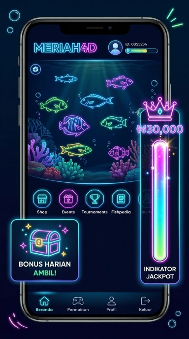 Tampilan menarik aplikasi meriah4d yang memudahkan pengguna.